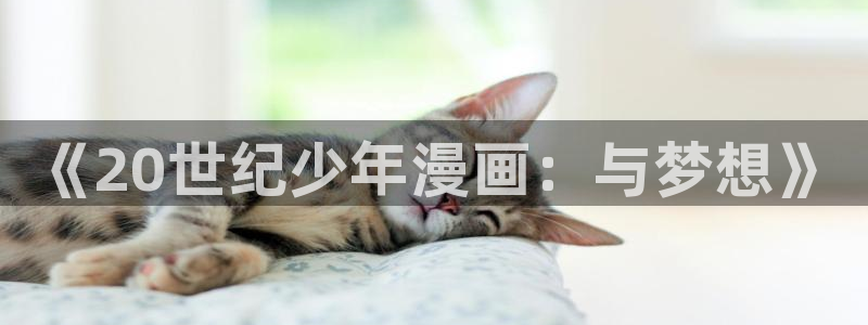 虫虫漫画免费阅读入口点击进入：《20世纪少年漫画：与梦想》